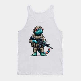 Tactical Cameleon Mastery Tee: Where Style Meets Stealth Tank Top